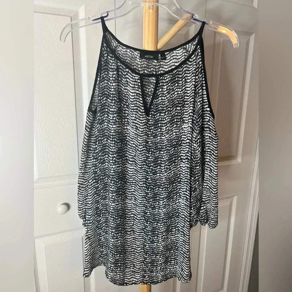 Apt 9 Shoulder Blouse Size Large